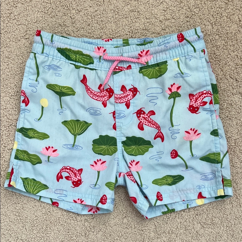 TBBC koi Fish Print Shorts